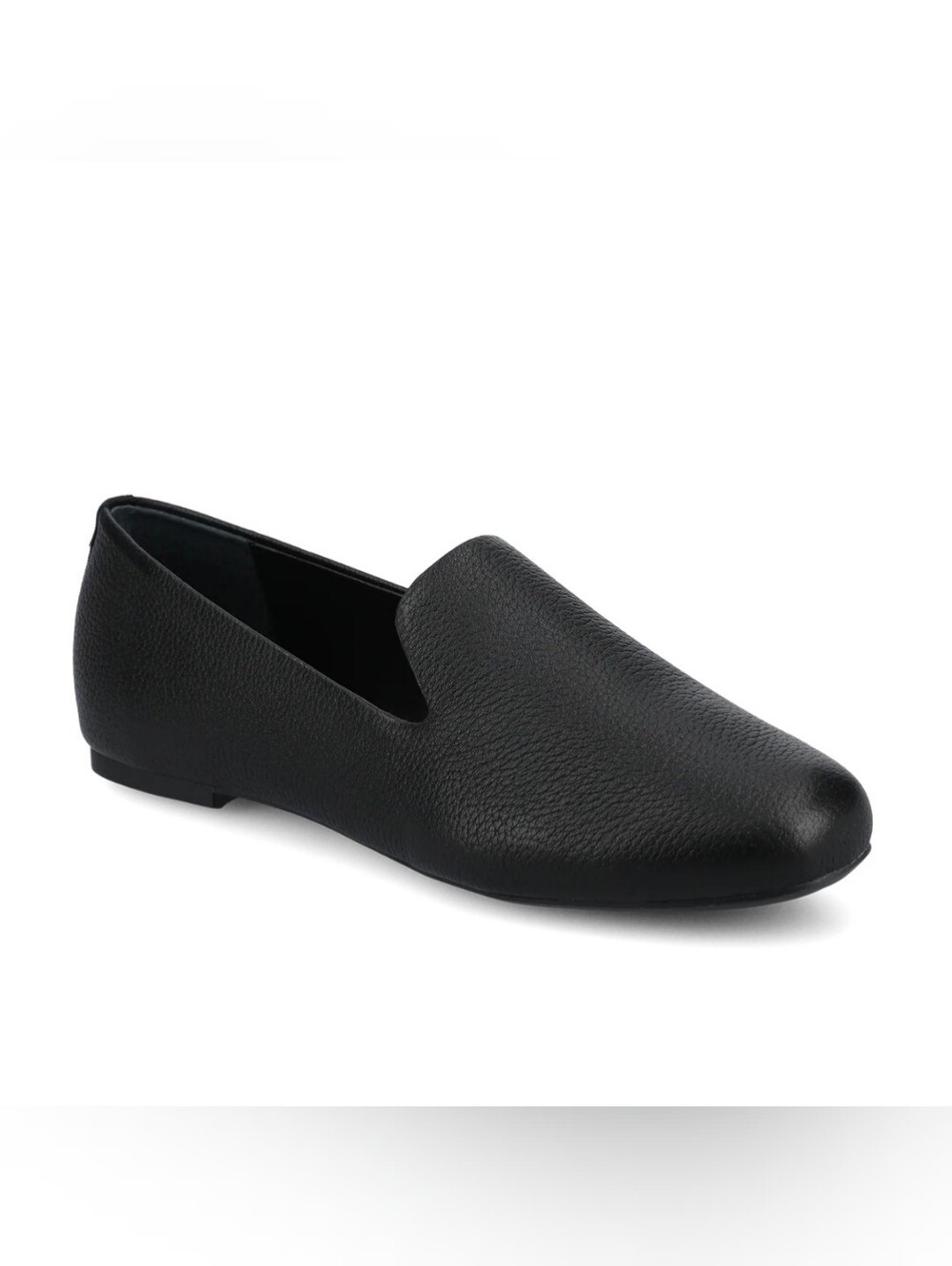 Birdies The New Starling Black Pebbled Leather Slip-On Loafer 5.5
